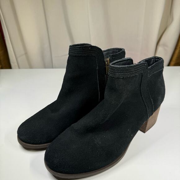Koolaburra by UGG Thia Black Ankle Booties Heels Side Zip Women's Size 8 1096441 - Picture 1 of 11